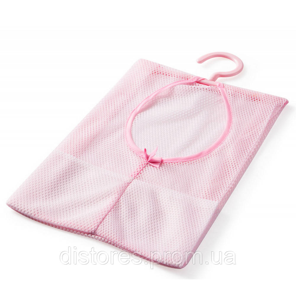 Детская сумка-органайзер для ванной комнаты UKC QQB-102121 Розовый с крючком DI, код: 7942420 - фото 1 - id-p1958615978