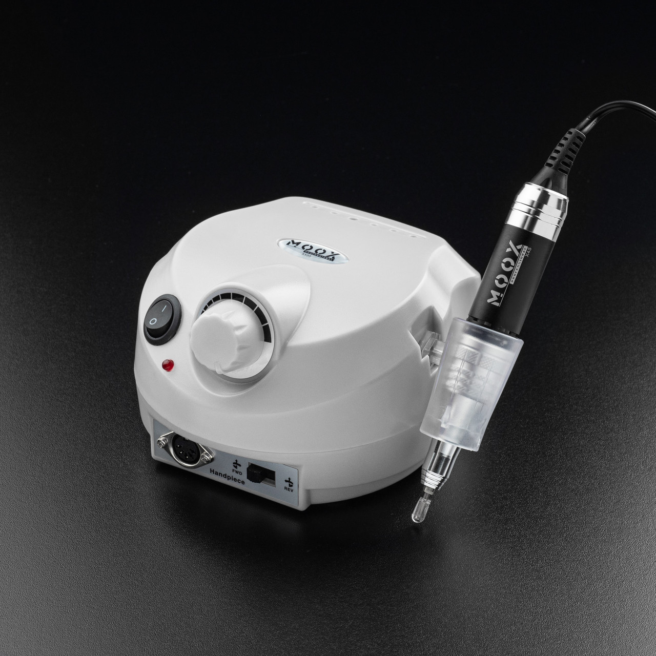 Професійний фрезер Мокс X500 на 65 Вт. - 45000 об./хв. для манікюру та педикюру Білий, фото 1