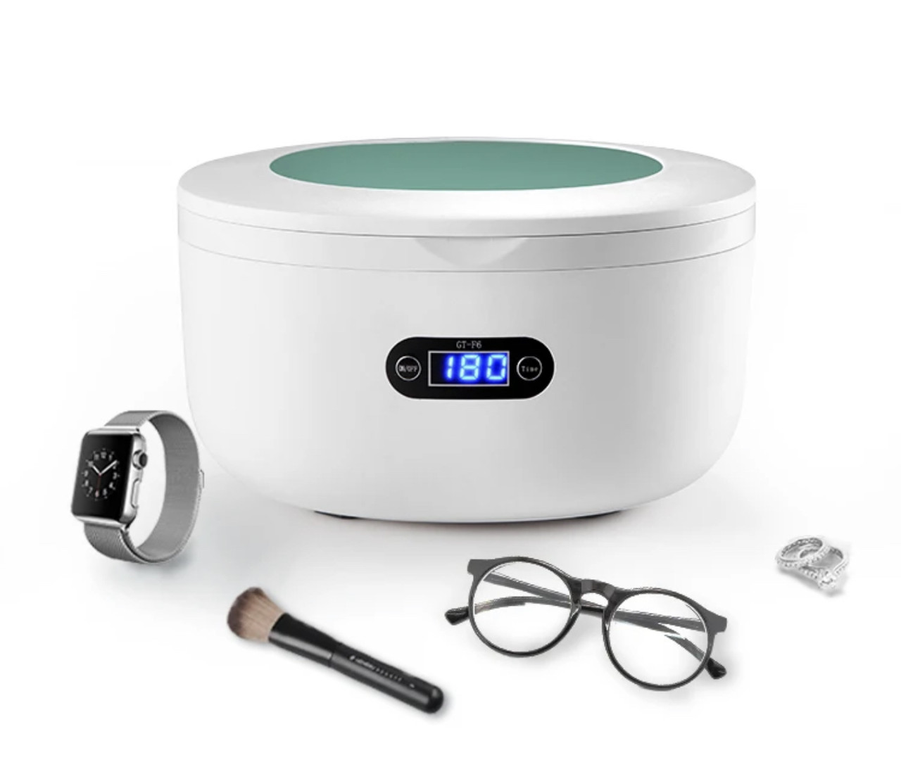 Ультразвукова ванна-мийка GT-F6 з дисплеєм для манікюрних інструментів, на 750 мл., 35 Вт., фото 1