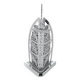 Металевий 3D-пазл Башня арабів / Burj Al Arab, фото 5