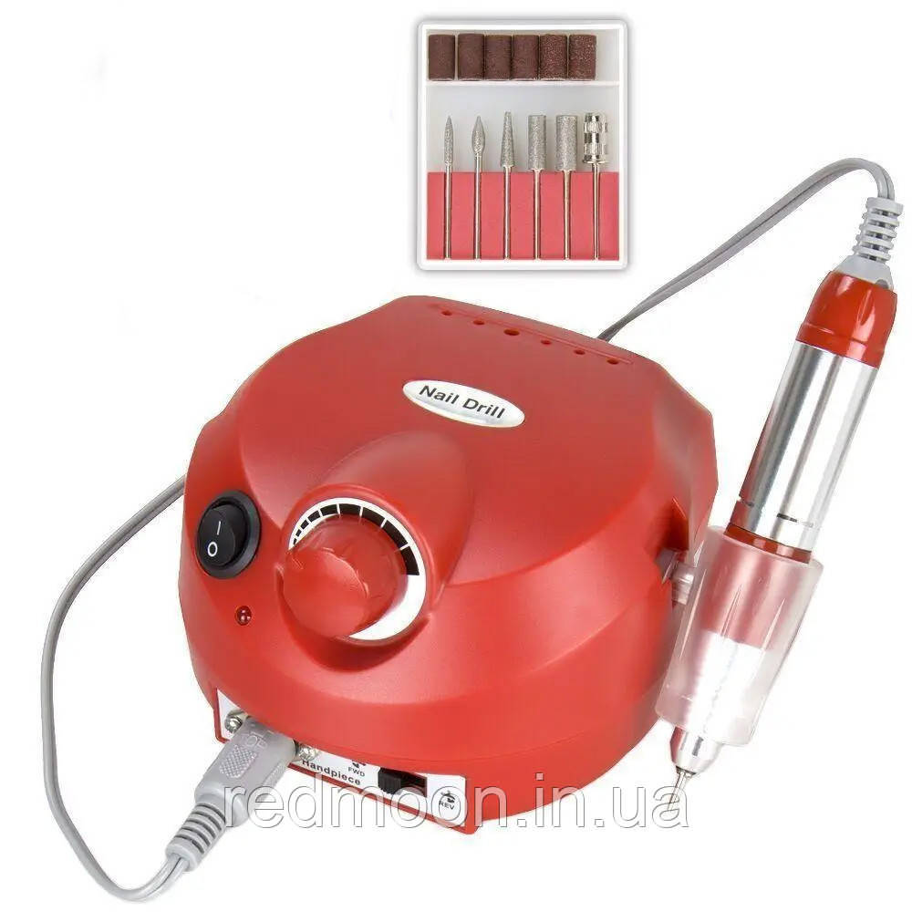 Фрезер для манікюру 45 Вт, Naill Drill ZS-601 35000 об/хв / Апарат для манікюру та педикюру