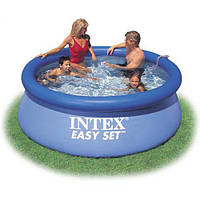 Надувной семейный бескаркасный круглый бассейн Intex 28120 для установки на улице на 3853 л