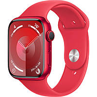 Смарт-часы Apple Watch Series 9 GPS 41mm Red Aluminum Case with (PRODUCT) Red Sport Band M/L (MRXH3) [92655]