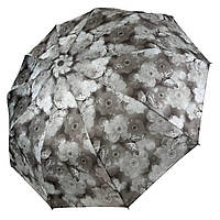 Женский зонт полуавтомат на 10 спиц La-la land, от SL, серый, 0499-1