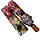 Жіноча парасолька напівавтомат на 10 спиць La-la land, від SL, персикова, 0499-4, фото 5