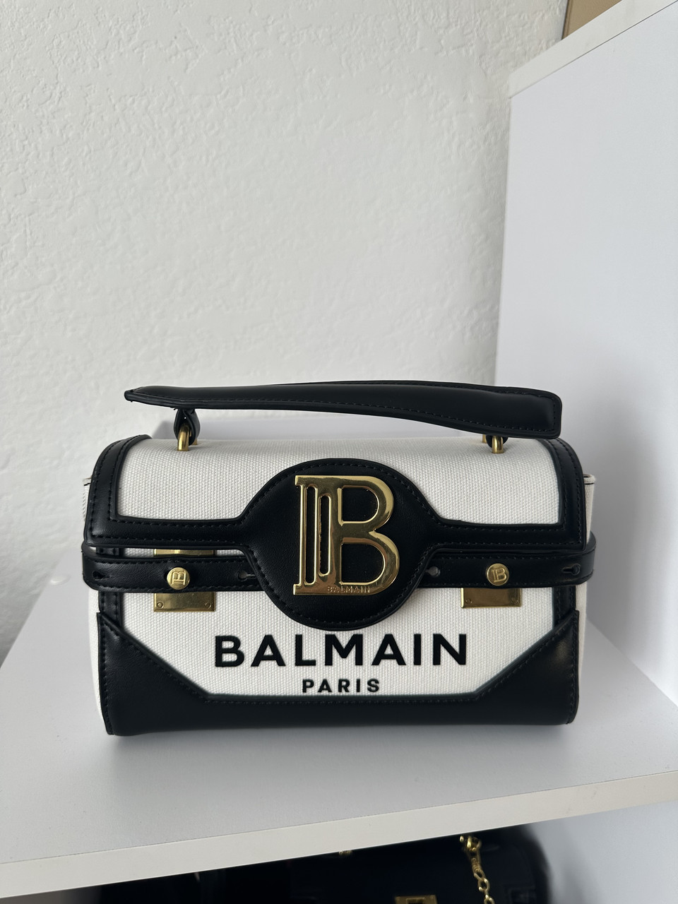 Жіноча сумка Бальман чорна Balmain Black, фото 1