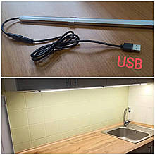 LED підсвітка 5В (USB) - 100 см, готовий світильник з кріпленнями