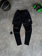 Мужские спортивные шорты Nike черные с лосинами для тренировок Найк (Bon)