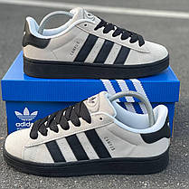 Чоловічі кросівки Adidas Campus Beige Взуття Адідас Кампус бежеві замшеві повсякденні демісезон В'єтнам, фото 5