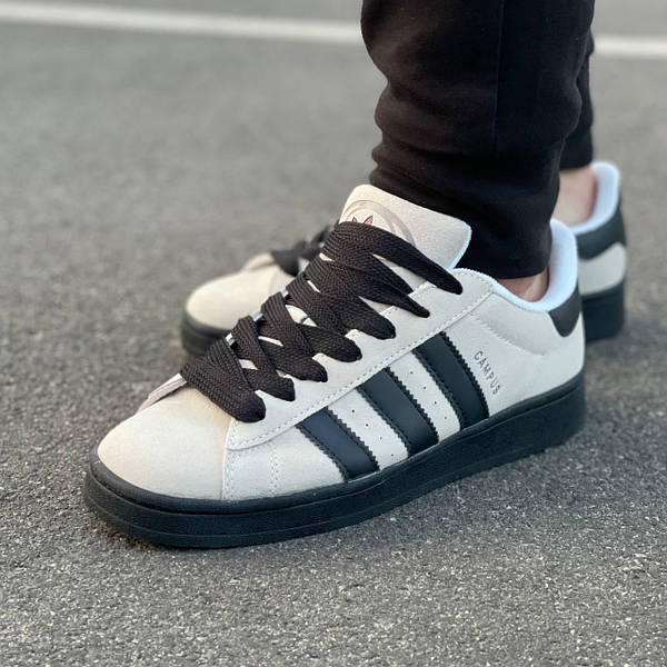 Adidas campus trainers ash grey white 2025