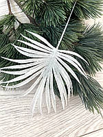 Декоративна пальмова гілочка ( біла , упаковка 10штук , 33 см ), фото 5