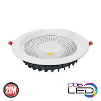 Круглый врезной LED Светильник Horoz VANESSA 20W