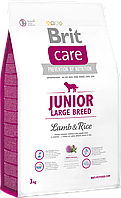 Brit Care Junior Large Breed Lamb & Rice корм з ягням та рисом для цуценят великих порід 3 кг