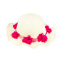 Шляпа летняя детская Summer hat веночек 48-50 Белый (17519) ZK, код: 1895916