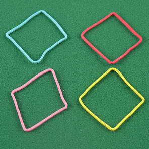 Реквізит для фокусів | Rubber Band Shapes (квадратної форми), фото 3