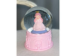 💙Дитяча Снігова куля з підсвіткою Спляча принцеса, 4 види Розовый