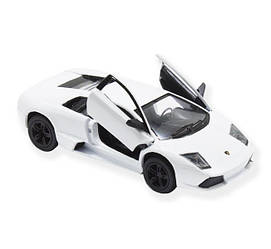 Модель легкова 5'' KT5317W LAMBORGHINI MURCIELAGO LP640 Білий, World-of-Toys