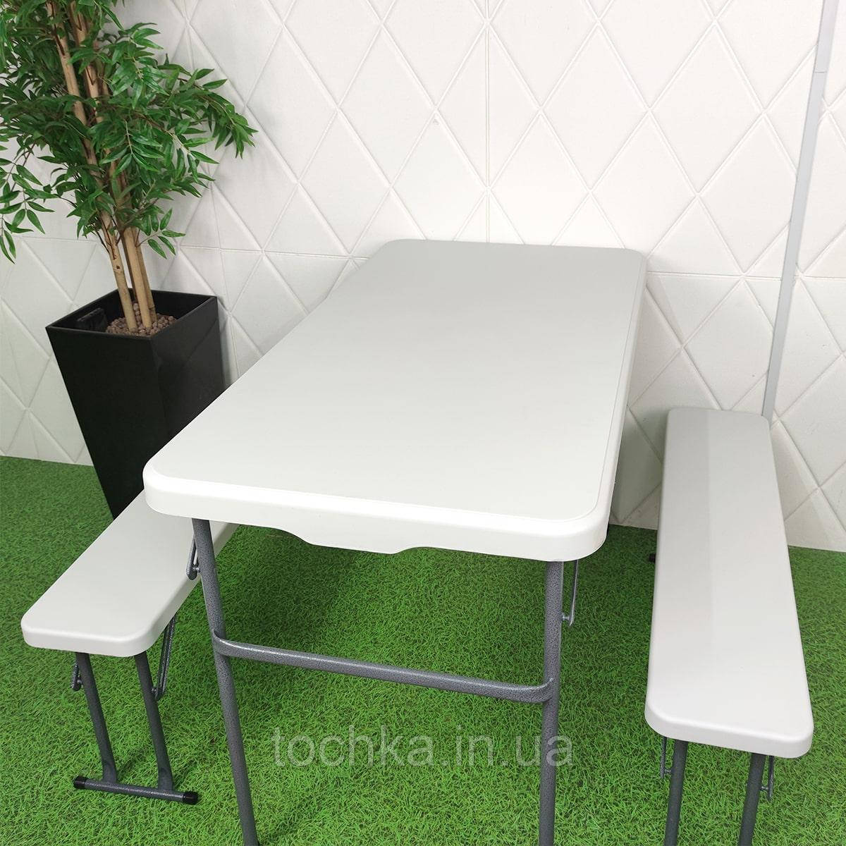 Набір садової мебелі ( стіл+2 лави) SW-00001612