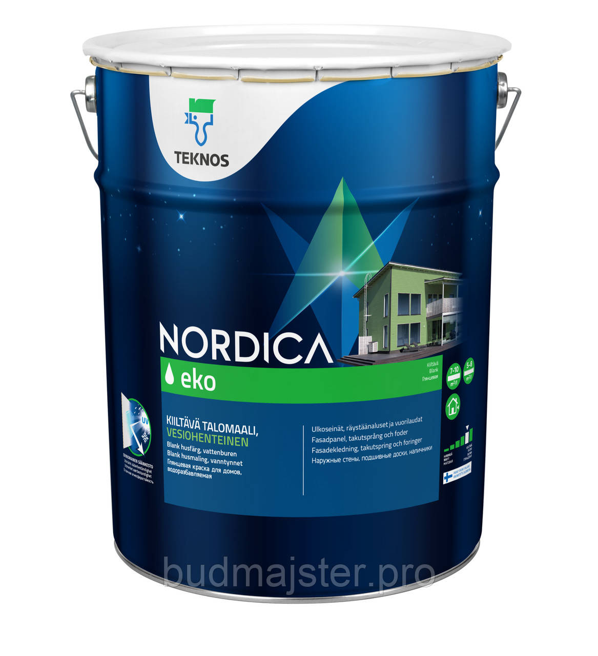 Фарба Teknos NORDICA EKO, 18 л. Б1