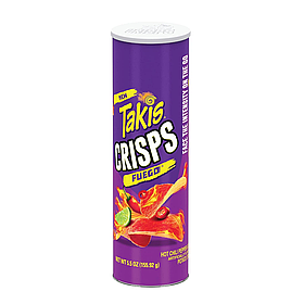 Снеки Takis Fuego Hot Chili Lime Tortilla Chips Гострі 155g