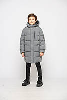 Куртка зимова для хлопчика 140 Cvetkov "Тревіс" графітовий