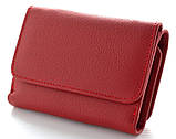 Жіночий шкіряний гаманець (4031) червоний, фото 4