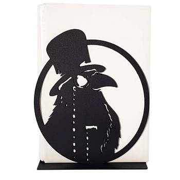 Упор для книг «Ворон в капелюсі»