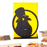 Упор для книг «Ворон в капелюсі», фото 7