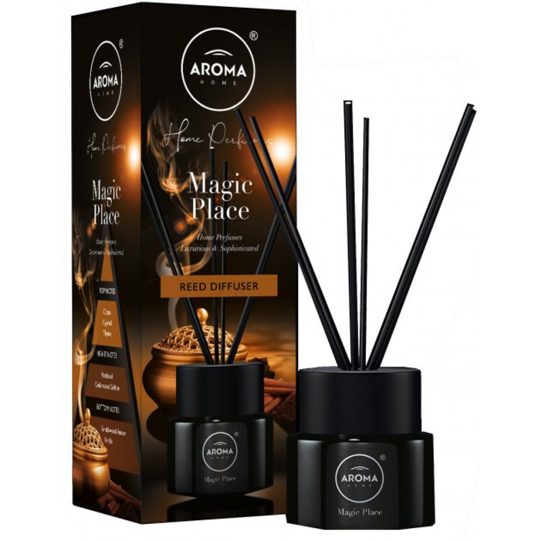 Ароматизатор повітря Магічне місце Aroma Home Magic Place Reed Diffuser 100ml