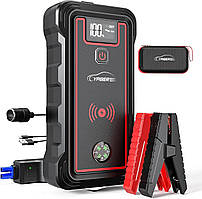 YABER Car Jump Starter, 2500A Peak 23800 mAh Автомобільний пускозарядний пристрій пусковий бустер потужний