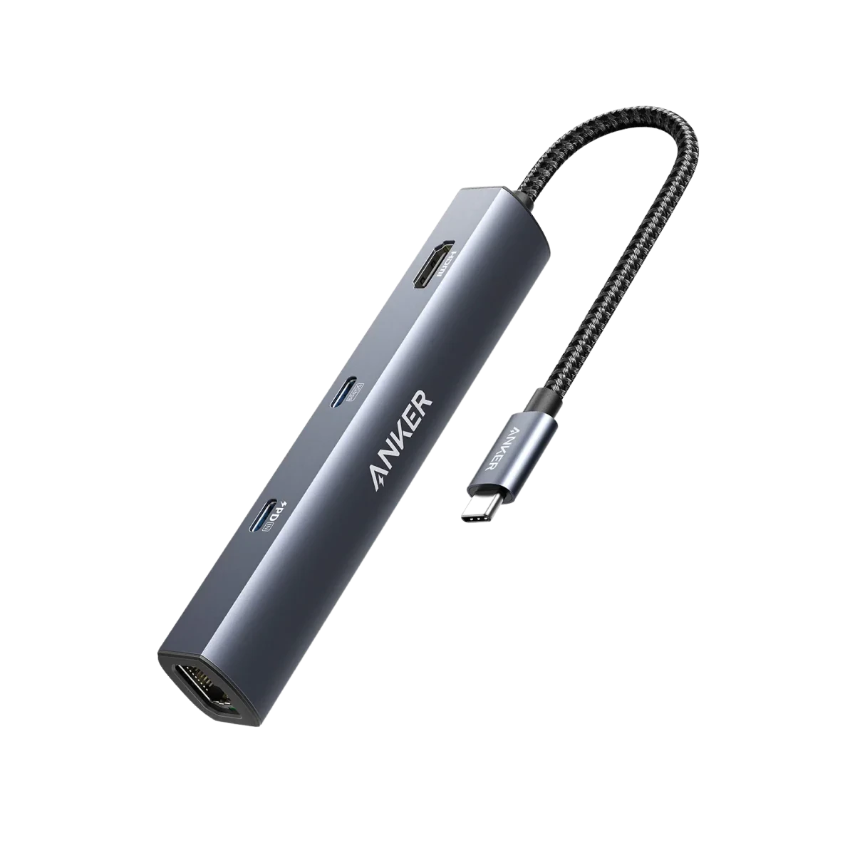 Концентратор Anker 543 USB-C (6-в-1, тонкий), фото 1