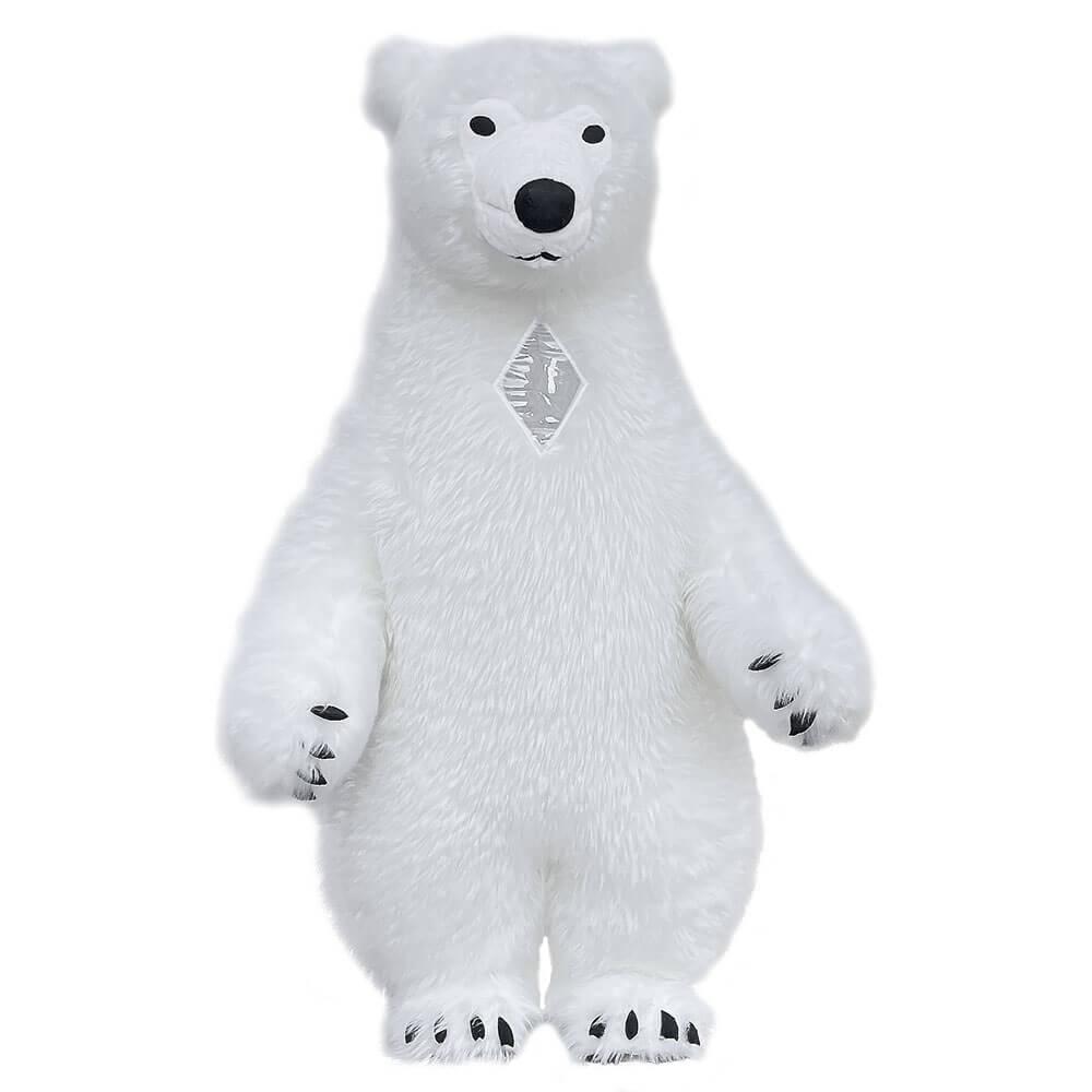 Надувной костюм Белый ведведь 2.6м (Производитель) - фото 1 - id-p504986525
