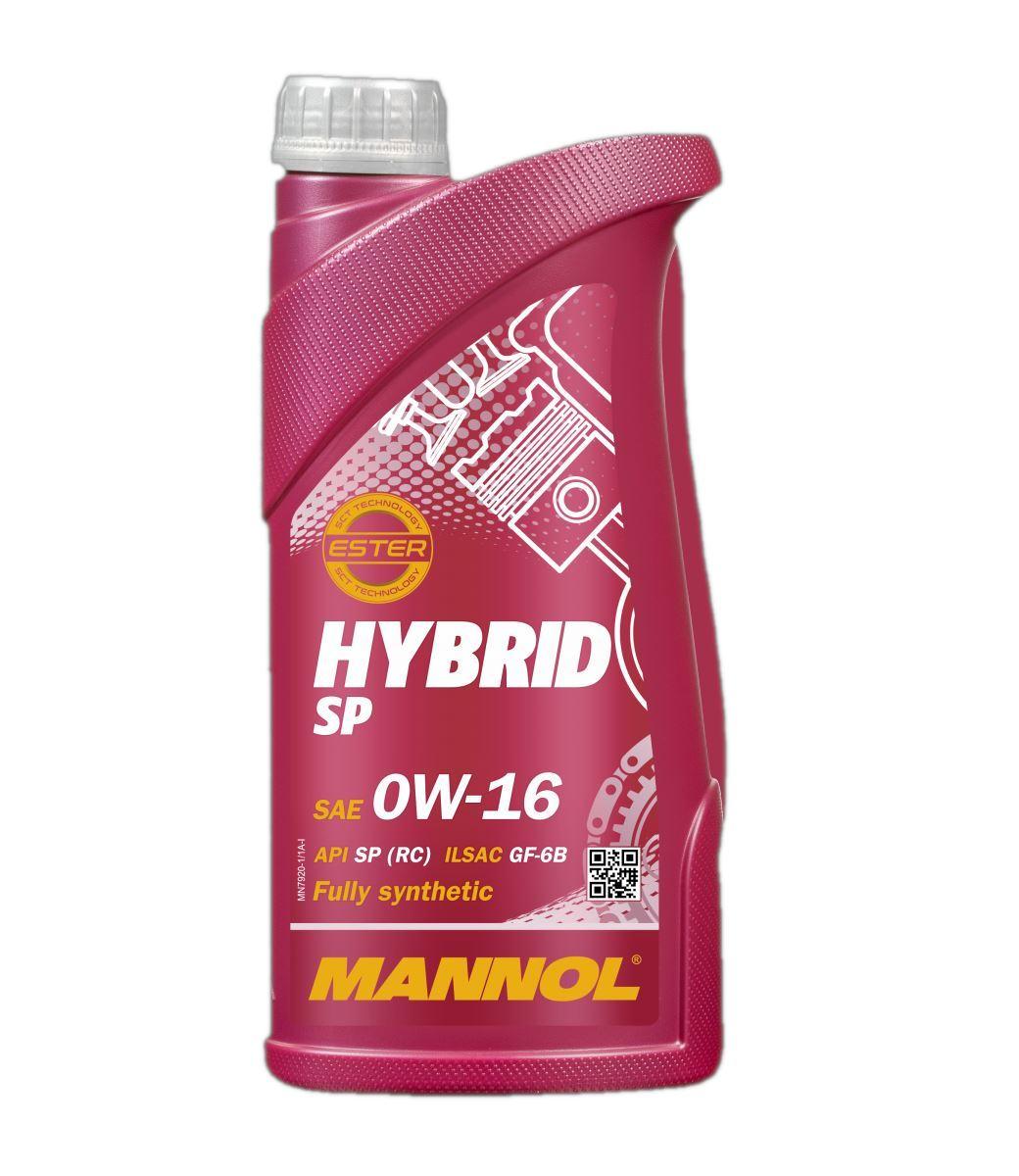Моторна олива Mannol новий продукт 07/2023 0W16 гібридне 1Л (7920) (синтетика)
