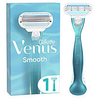 Станок для гоління жіночий Gillette Venus Smooth, на 3 леза (1касета)