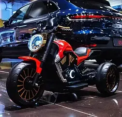 Дитячий мотоцикл Bambi триколісний електромотоцикл на акумуляторі