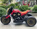 Дитячий мотоцикл Bambi триколісний електромотоцикл на акумуляторі, фото 4