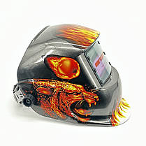 Зварювальна маска хамелеон Pantera PTWM01, автозатемнення, 9-13 DIN, фото 3