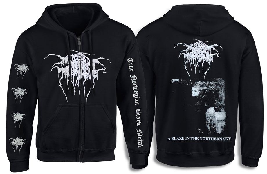Толстовка на змійці DARKTHRONE A Blaze In The Northern Sky