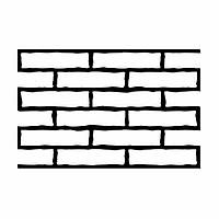 Трафарет для штукатурки Цегла 3 мм багаторазовий 660х430 мм tds-10Е