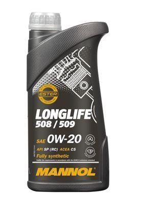 Моторна олива Mannol новинка 07/2023 0W20 Longlife 508/509 1 Л (7722) (синтетика)