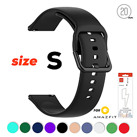 Ремінець S для Xiaomi Amazfit 20 мм Чорний