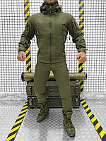 Тактический боевой костюм осенний, форма зсу нового образца на флисе, костюм олива демисезонный, cd538