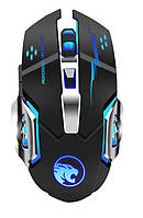 Мышь игровая беспроводная USB TRY Game Mouse G8 1600 dpi c подсв. встр. акб серая