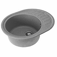 Гранитная мойка для кухни (Platinum) 6250 SOUL матовая Серая (SP000046802)