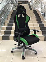 Геймерское игровое кресло (Хекстер) HEXTER ML R1D TILT PL70 FAB/01 BLACK/GREEN FR матеріал тканина