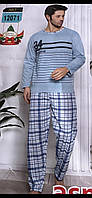 Пижамы мужские на байке БАТАЛ (L-4XL) Турция оптом купить от склада 7 км Одесса