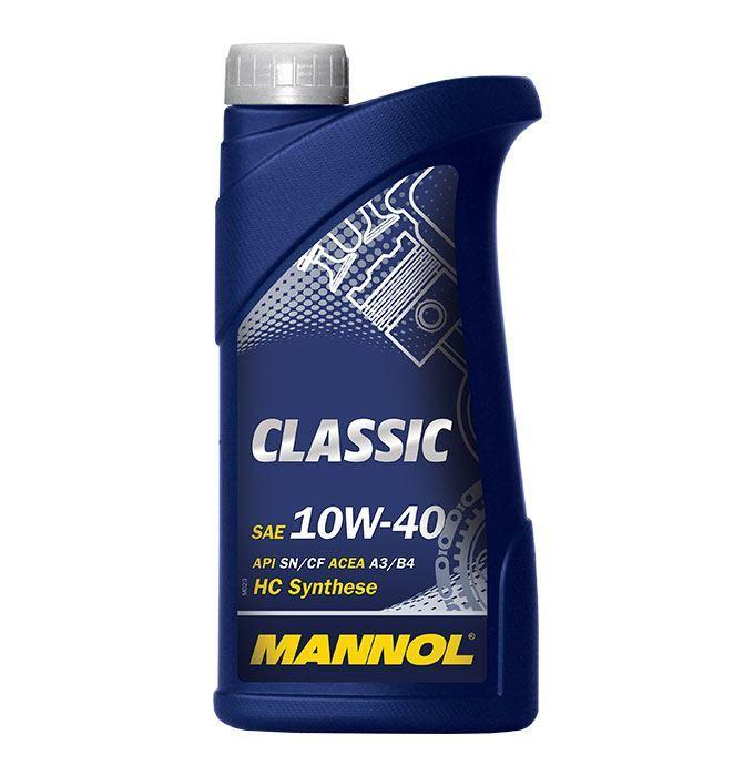 Моторна олива Mannol новинка 07/2023 10W40 Classic SN/CH-4 1Л (7501) (напівсинтетична)