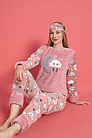 Пижамы женские, махра-флис (M-2XL) Турция купить оптом от склада 7км Одесса