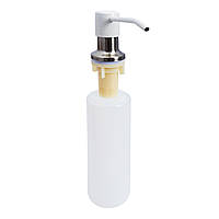 Дозатор для жидкого мыла Platinum S02 белоснежный, белый, диспенсер для жидкого мыла