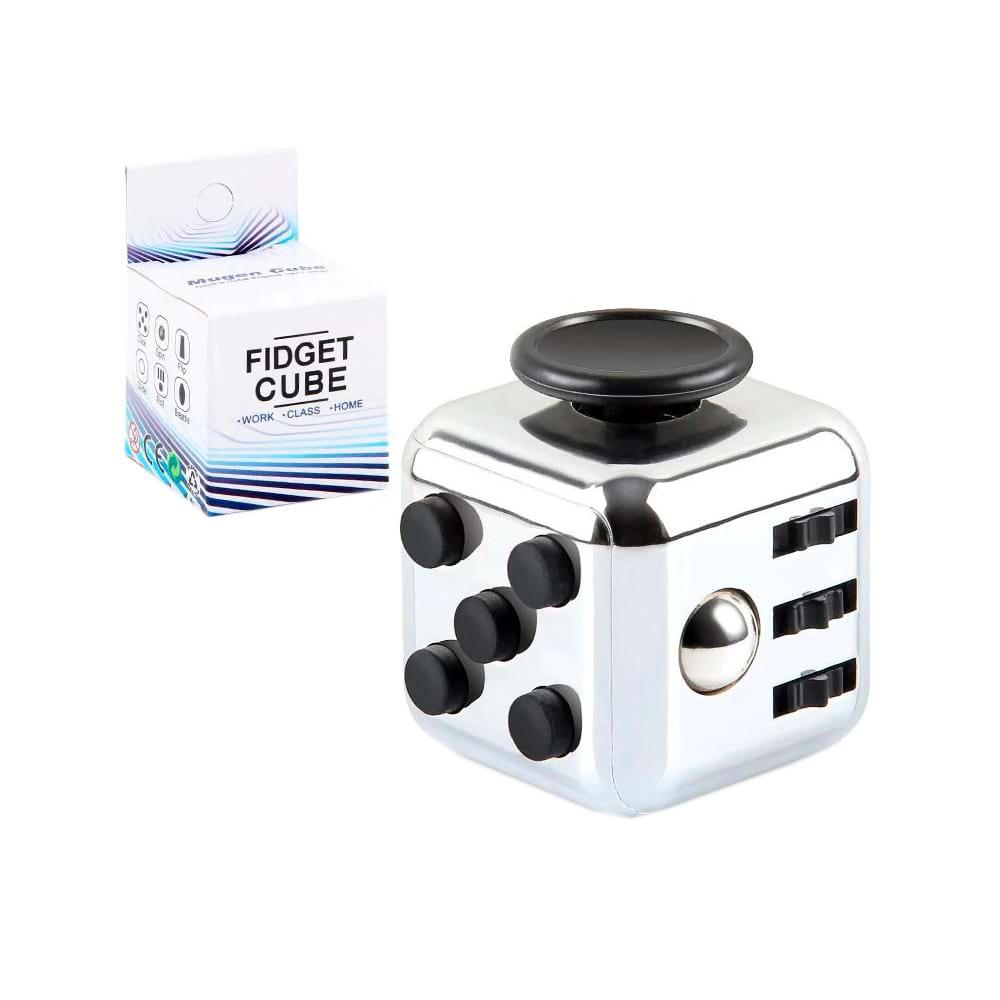 Антистрес фіджет кубик Fidget Cube — срібло (AS-108601)
